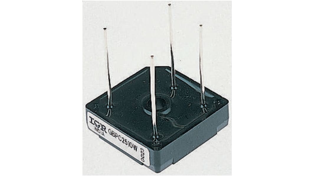 Pont redresseur Monophasé, 35A, 400V, 4 broches, GBPC-W