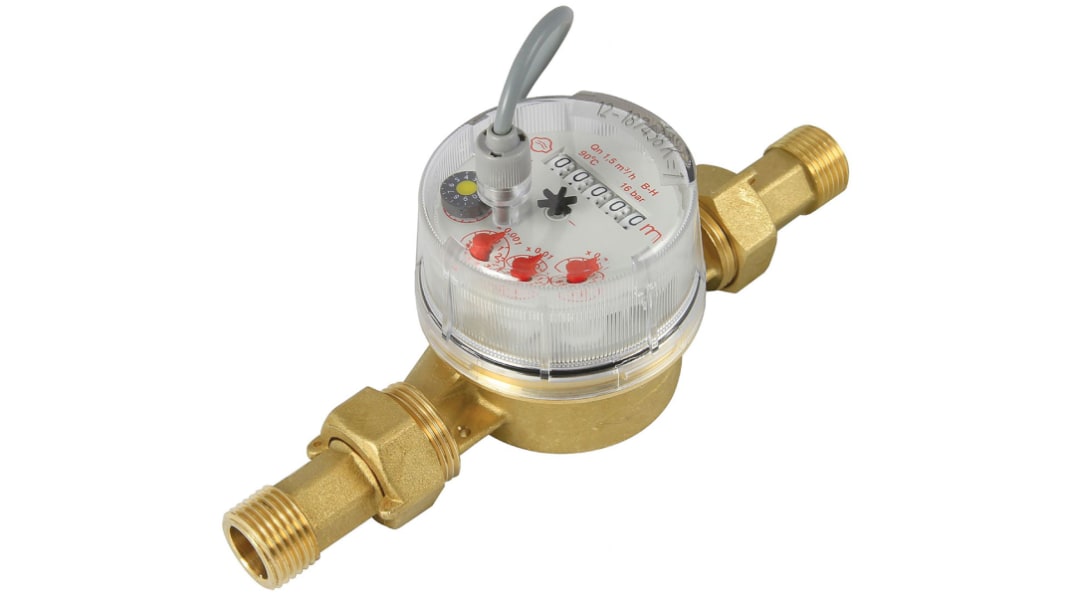 Compteur d'eau Altecnic BSPP 3/4" mâle