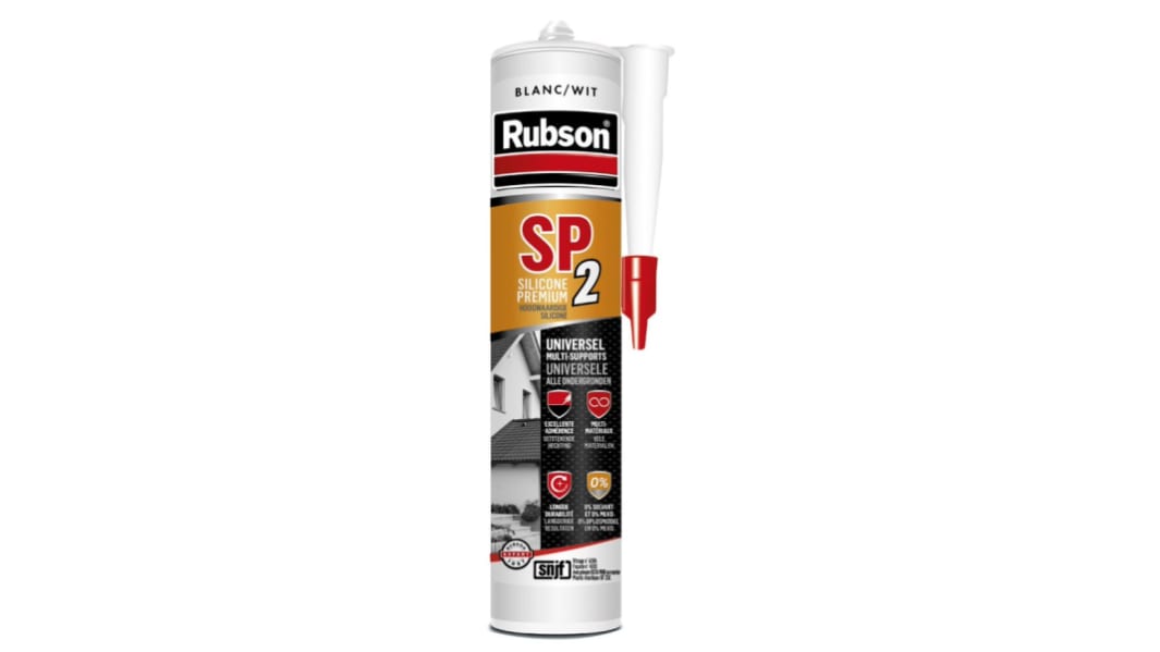 Mastic Rubson - Henkel, Blanc, Cartouche 310 ml, +120°C max