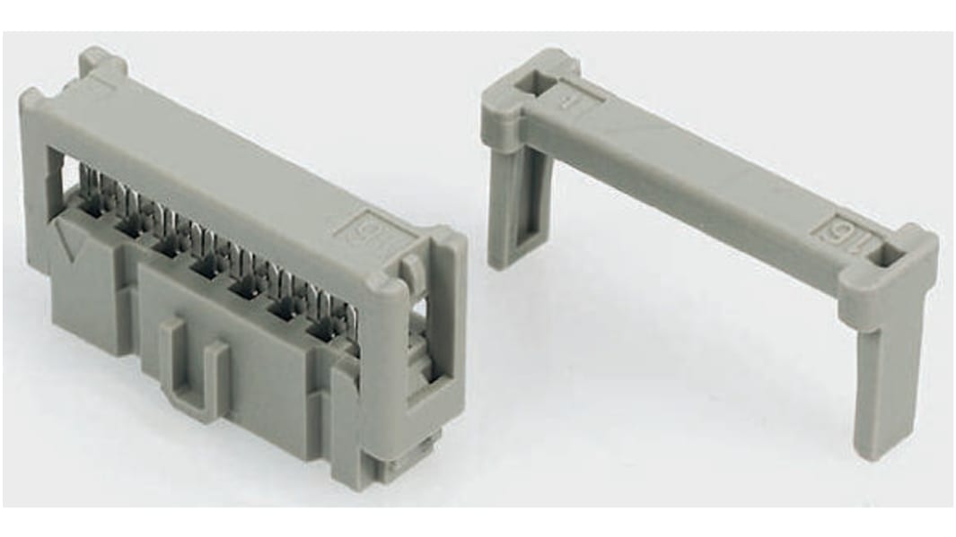 HARTING 24-Way IDC Connector Socket for Cable Mount, 2-Row