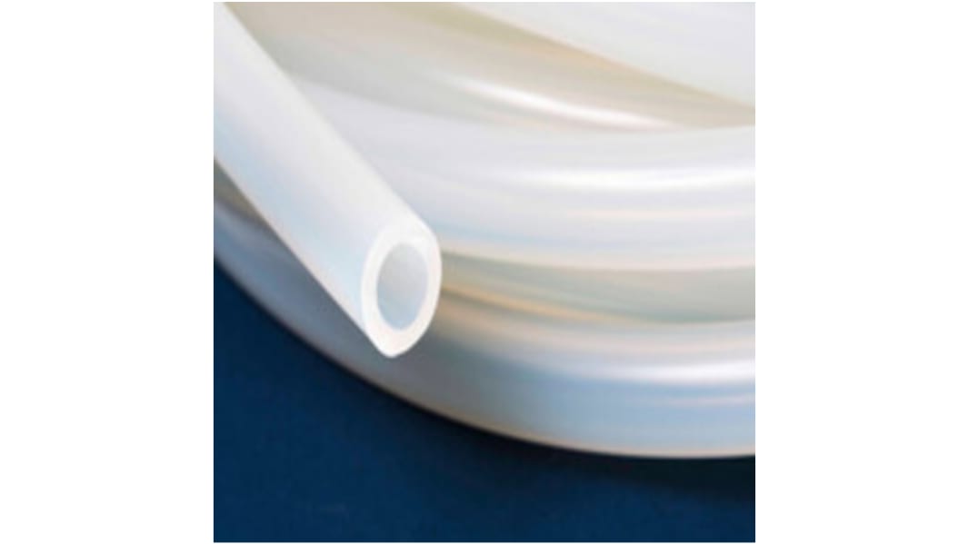 Saint Gobain Versilic® Silicone, Flexible Tube, 8mm ID, 12mm OD, Clear, 25m