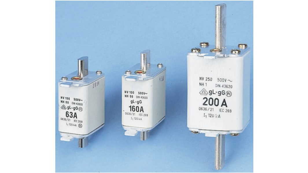 SIBA 100A Centred Tag Fuse, NH1, 500V ac