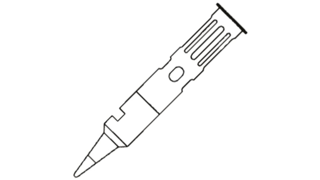 Weller 60 01 01 1 mm Conical Soldering Iron Tip for use with WP60