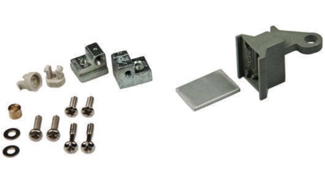 6U nVent SCHROFF de Aluminio Gris, con tirador