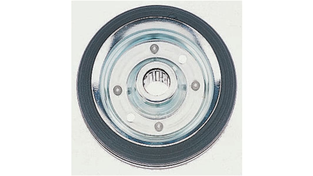 Rueda de carro Guitel Hervieu, Caucho, 250kg