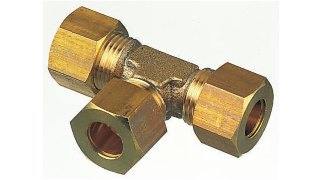Raccord en T Laiton Legris Femelle - Femelle