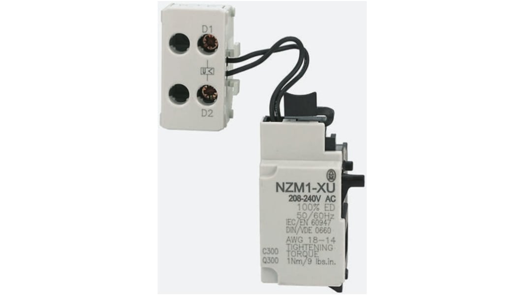 Eaton Xboard Geräteschutzschalter Unterspannungsauslöser für N(S)1(-4), NZM1(-4), 208 <Arrow/> 240V ac