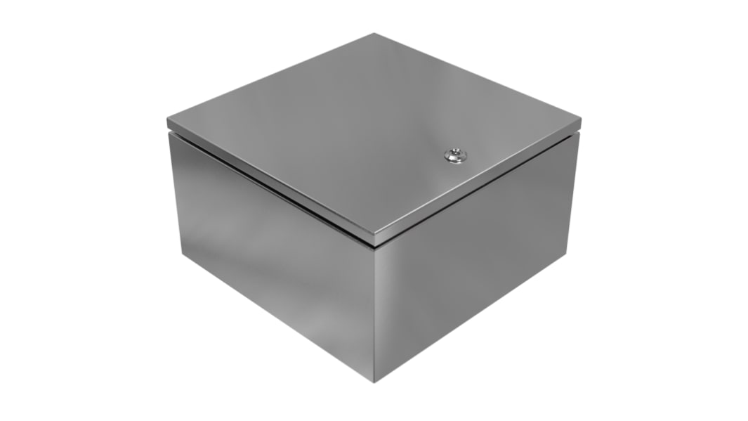 Rose Stainless Steel Enclosures Series Stainless Steel Wall Box, IP66, 380 mm x 380 mm x 217mm