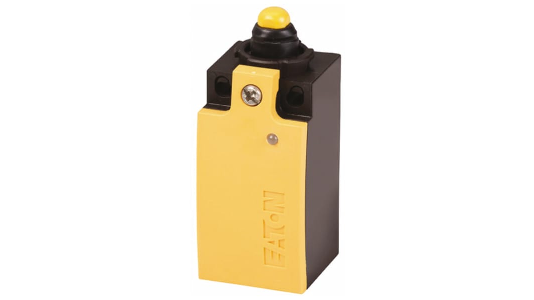 Eaton Plunger Limit Switch, NO/NC, IP66, IP67, Metal Housing, 415V ac Max, 6A Max