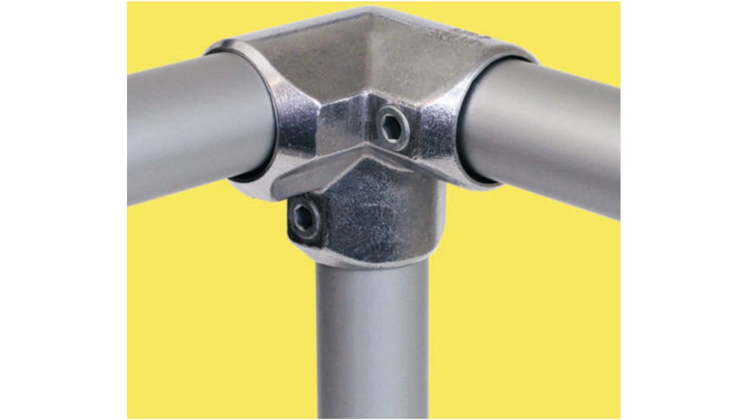 Connessione laterale a gomito Kee Lite in Alluminio, per profili da Tipo 7, Ø 42.4mm, L. 42.4mm