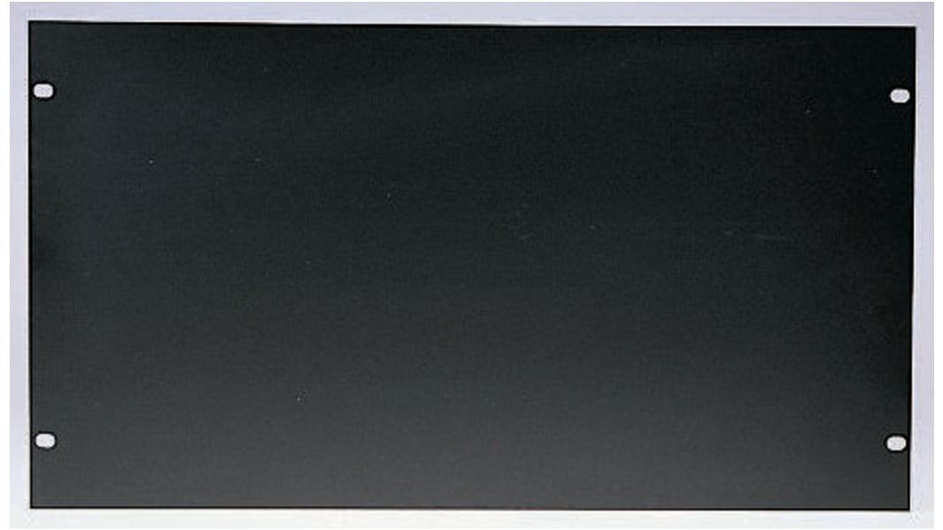 RS PRO Aluminium Frontplatte 12U, 483 x 533mm, Grau