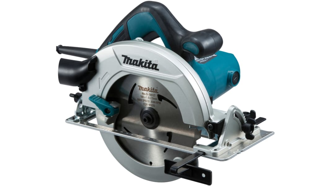 Sierra circular Makita HS7601J , 5200rpm, diám. de hoja 190mm, husillo 30mm, enchufe inglés