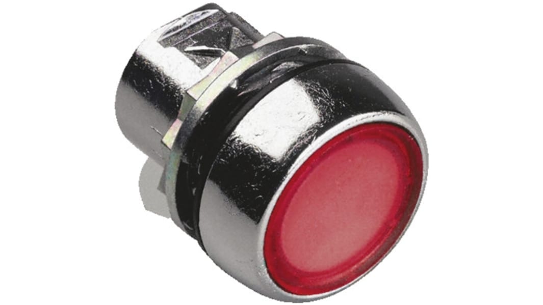 Tête de bouton poussoir Allen Bradley, 800F Rouge, Ø découpe 22mm, Momentané
