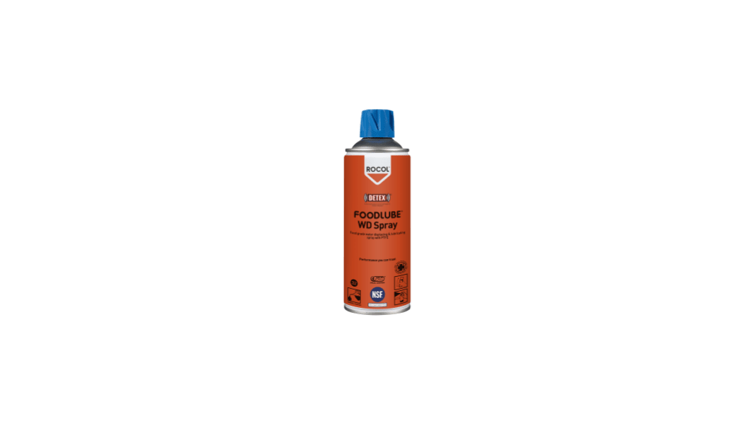 Rocol Foodlube® WD Spray PFAS Free Lubricant 300 ml Aerosol,Food Safe