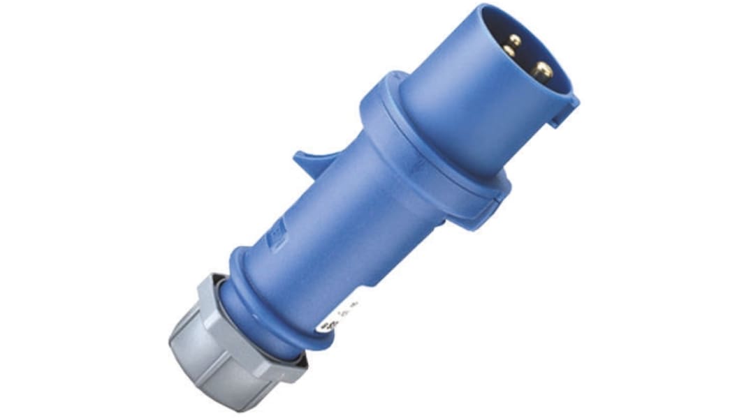 MENNEKES ProTOP Leistungssteckverbinder Stecker Blau 3P, 230 V / 16A, Kabelmontage IP44