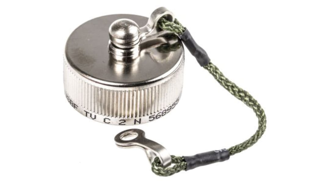Tapa antipolvo Amphenol Socapex serie USBF para usar con Conectores hembra de contratuerca para entornos hostiles de TV