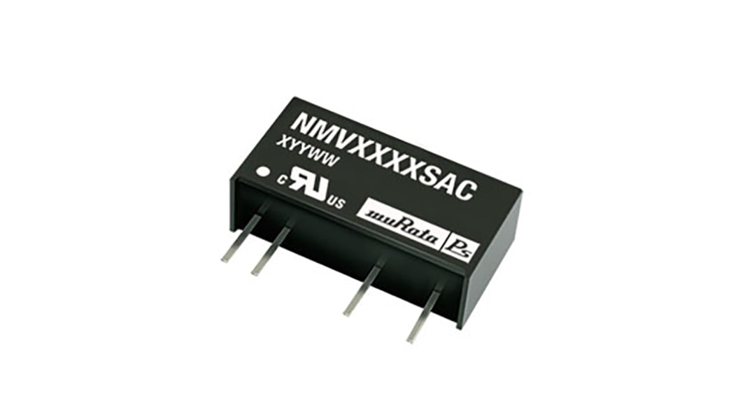 Murata NMV DC/DC-Wandler 1W 5 V dc IN, 5V dc OUT / 200mA Durchsteckmontage 3kV dc isoliert