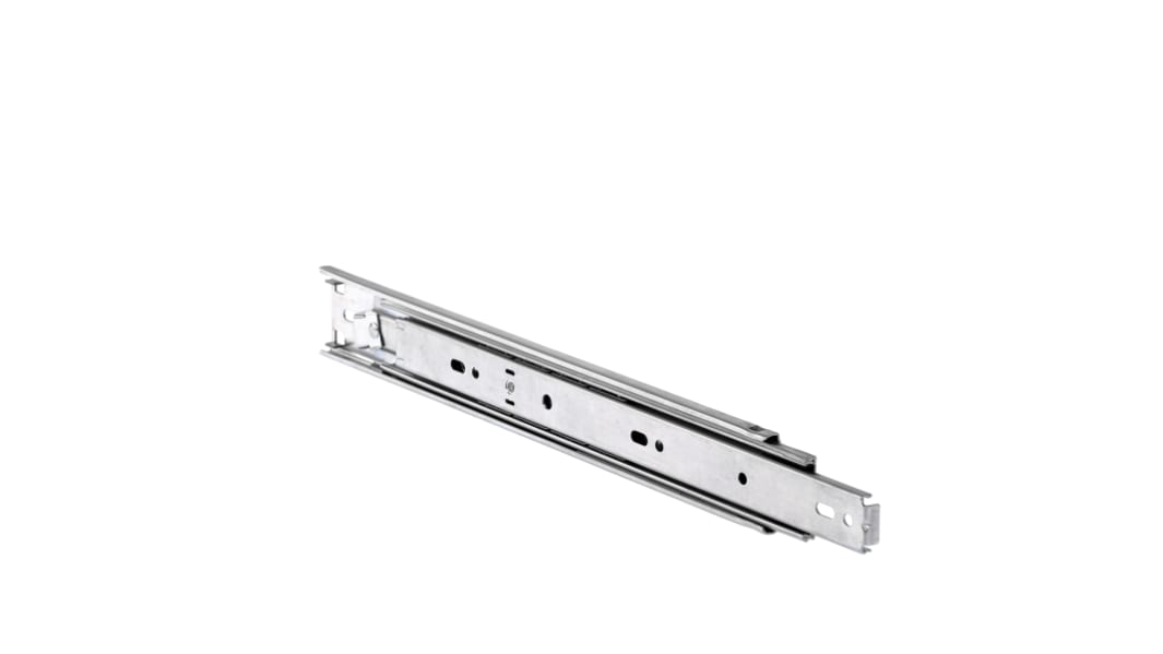 Scorrimento telescopico Accuride, carico max 50kg, Acciaio, prof. 711mm, largh. 9.6mm, alt. 41.1mm DZ2907
