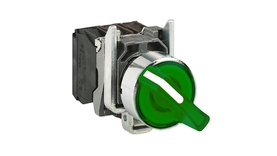 Commutateur sélectionneur Schneider Electric série Harmony XB4 2 positions , Vis