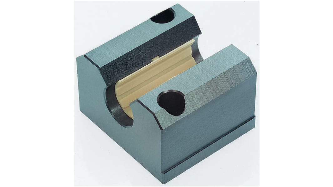 Igus OJUM-06-12 Lagereinheit, 39 x 43 x 28mm, Wellen-Ø 12mm, 960N