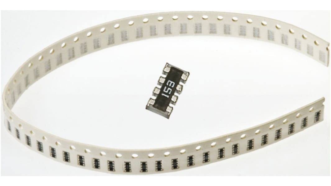 Array di resistenze BI Technologies serie BCN16 1.5kΩ ±5%, isolato, 4 resistori, 0.25W, 1206 (3216M)