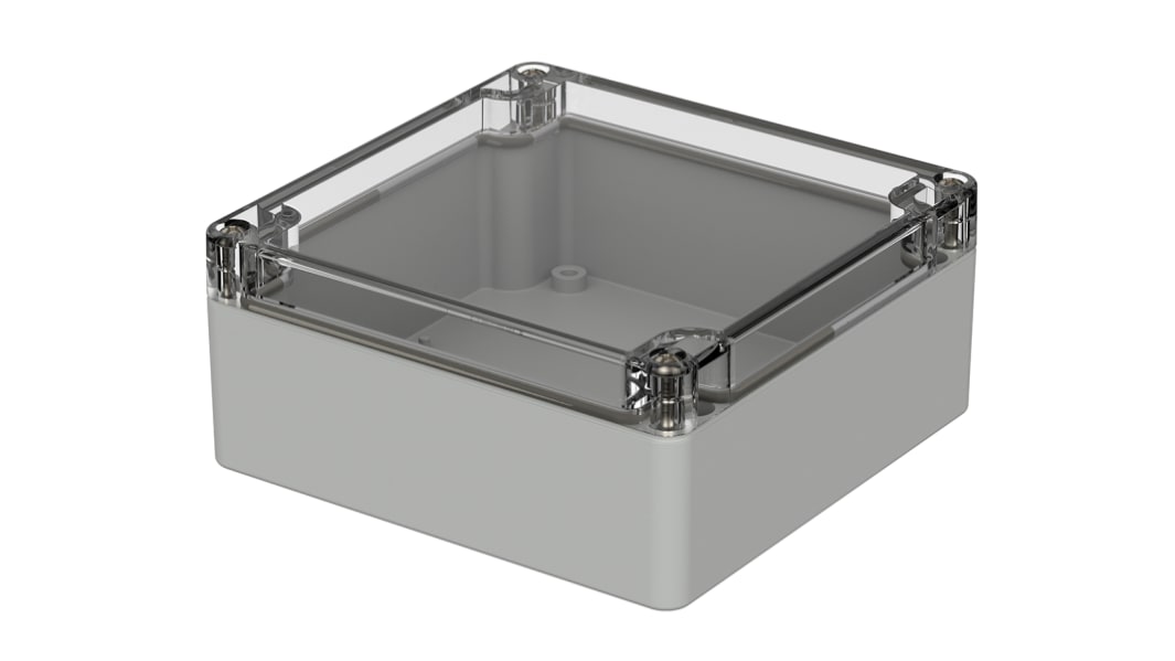 Bopla Euromas, Polykarbonat Kabinet, IP66, 122 x 120 x 55mm, Lysegrå