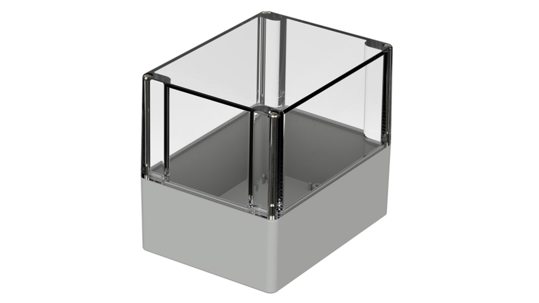 Boîtier Bopla Euromas en Polycarbonate, 160 x 120 x 140mm, Gris clair IP66