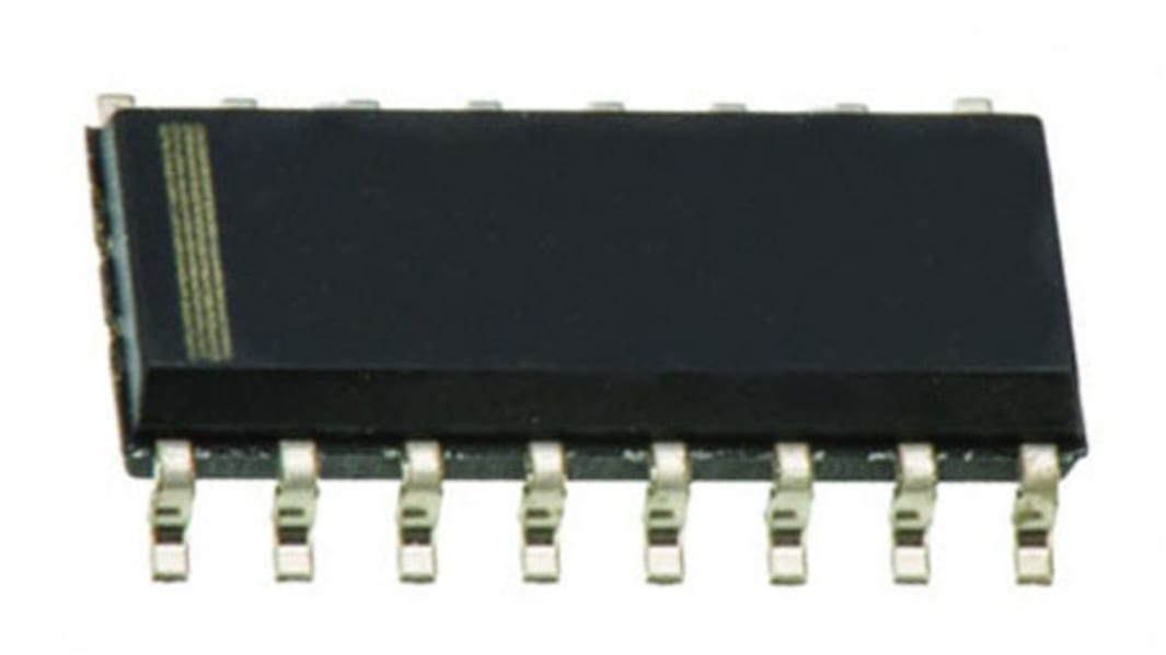 INA125U, Instrumentationsforstærker 0.25mV Offset 78dB CMRR 5 V, 16 ben, SOIC