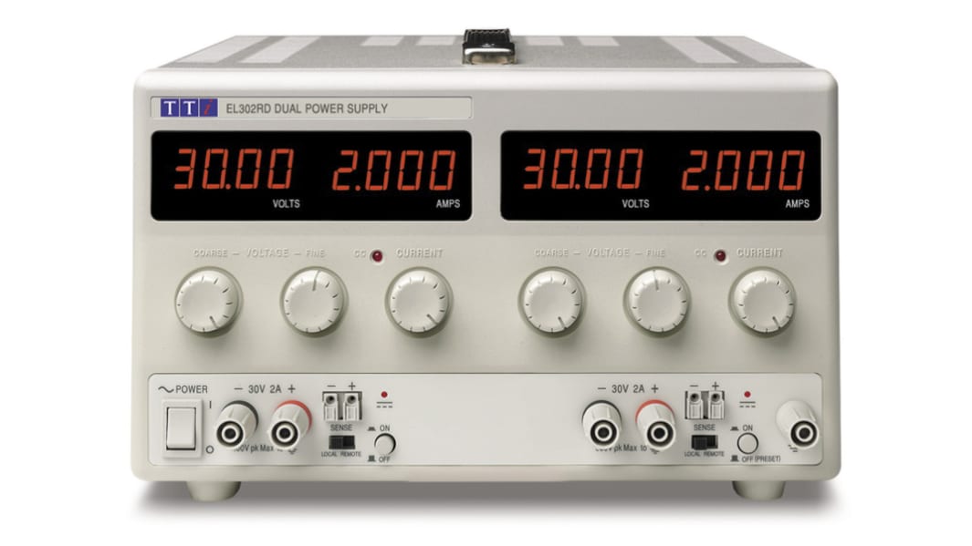 Aim-TTi EL-R Series Digital Bench Power Supply, 0 → 30V, 0 → 2A, 2-Output, 120W - RS Calibrated