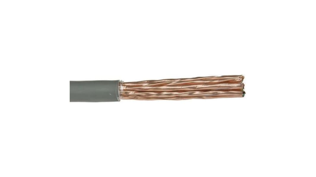 Alpha Wire Alpha Essentials LSZH Communication & Control Series Data Cable, 12 Pairs, 24 Cores, 0.35 mm², Screened, 22