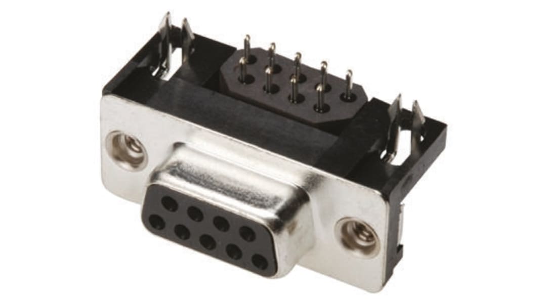 ASSMANN WSW A-DF 15 Way Right Angle Through Hole D-sub Connector Socket, 2.77mm Pitch