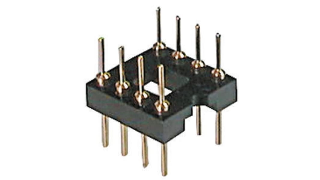 Adaptador de zócalo CI ASSMANN WSW Recto Montaje Montaje en orificio pasante, Macho DIP 20 Pines a Macho DIP 20 Pines