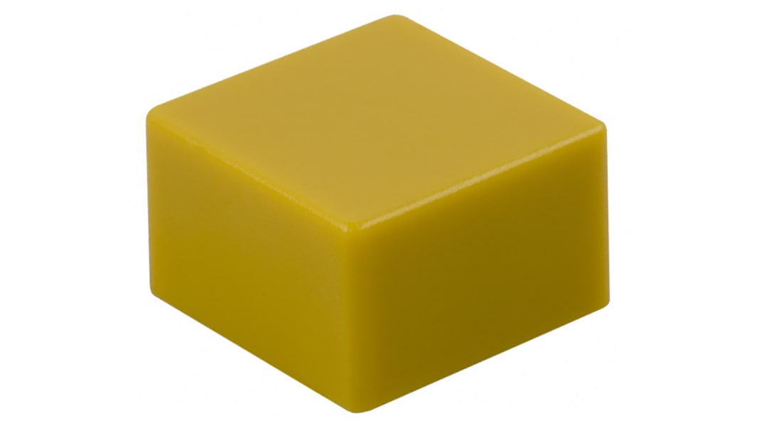 Tappo interruttore tattile Giallo B32-1330 per Serie B3F-4000, serie B3F-5000, serie B3W-4000