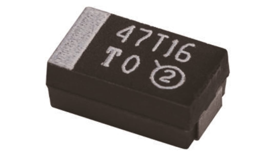 NIC Components 330μF Surface Mount Polymer Capacitor, 4V dc