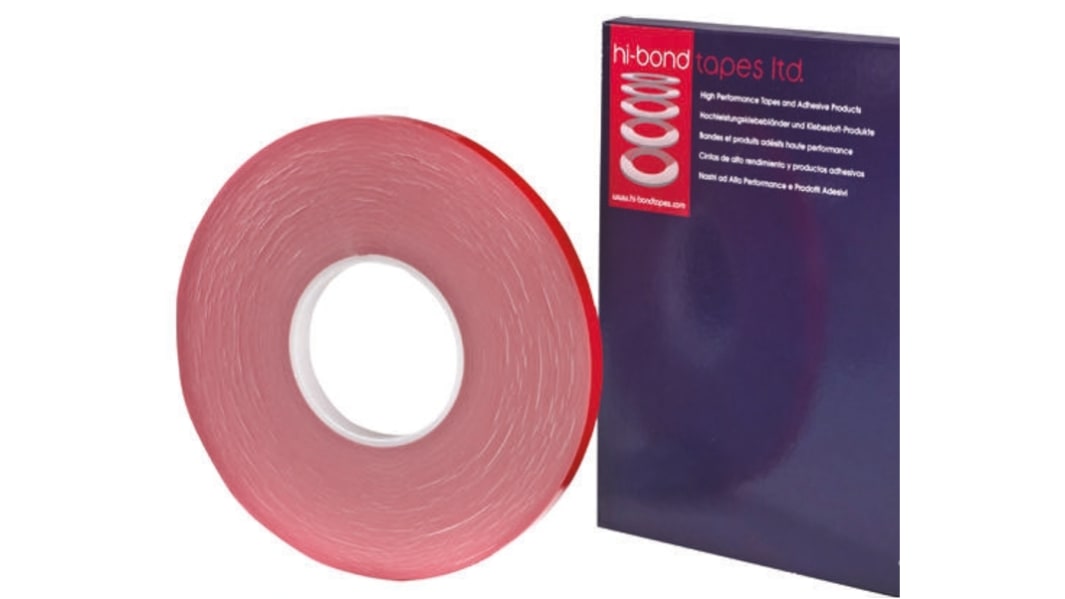 Hi-Bond, Hvid Dobbeltklæbende skumtape 33m, 25mm bred x 0.64mm tyk
