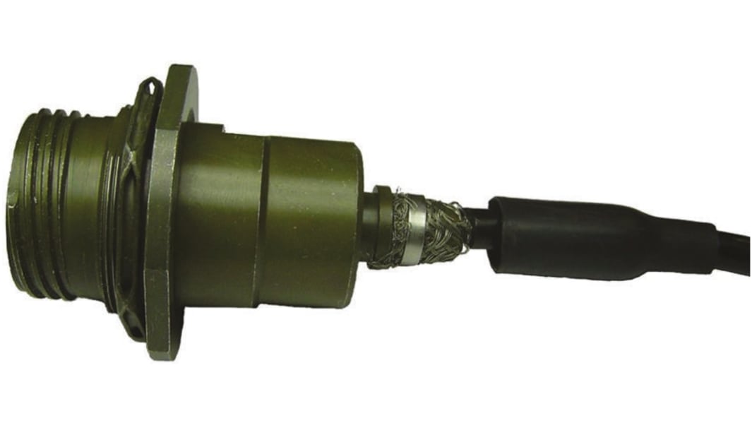 Amphenol Socapex RJFTV Series Female RJ45 Connector, Jam Nut, Cat5e, 360° EMI Shield Straight 1 Port 8 -Way