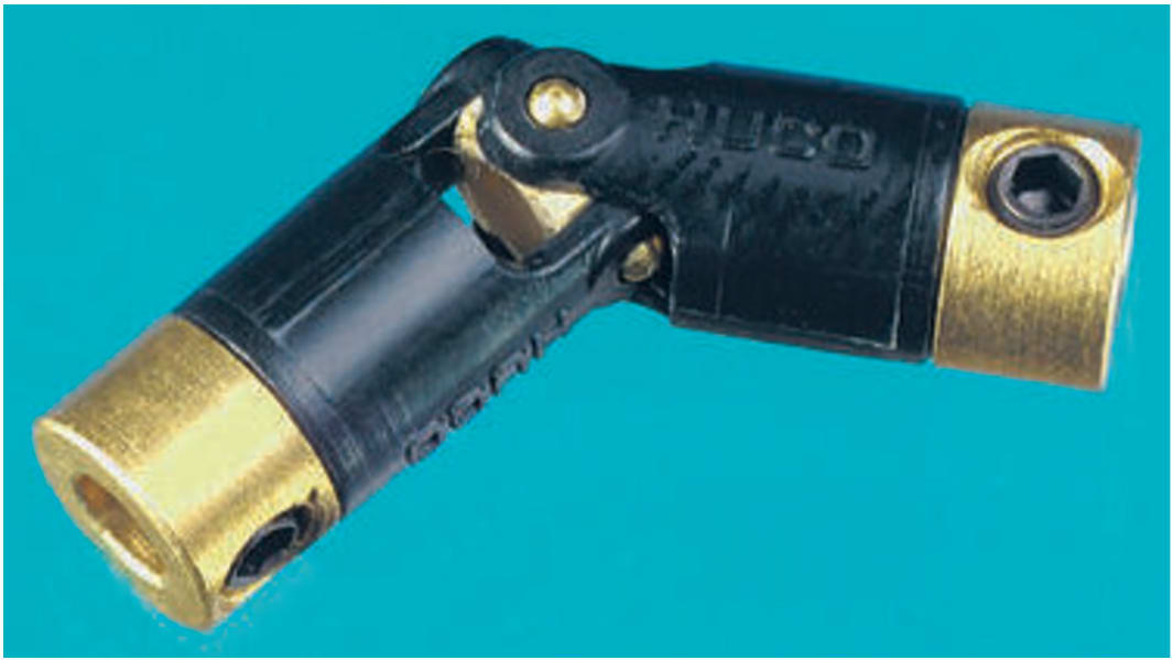 Huco Universal Joint 103.16.3131, Single, Plain, Bore 3/8 x 3/8in, 67.6mm Length