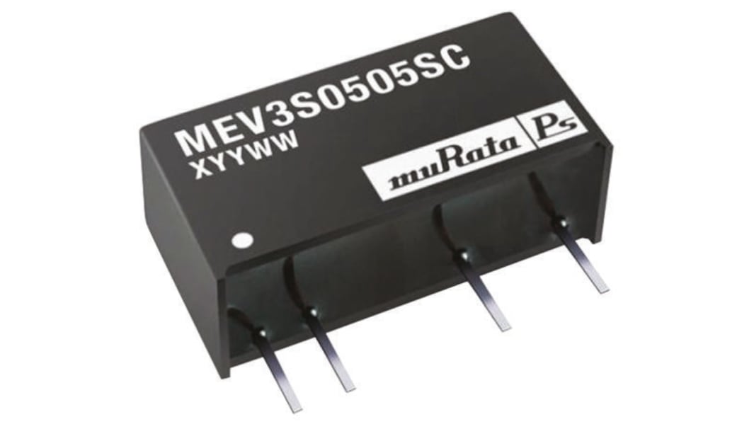 Convertitore c.c.-c.c. 3W, Vin 4,5 → 5,5 V c.c., Vout 5V cc, 3kV cc