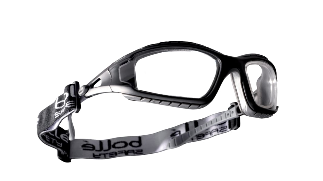 Bolle Safety TRACKER II Anti-Mist UV Safety Glasses, Clear PC Lens, Vented