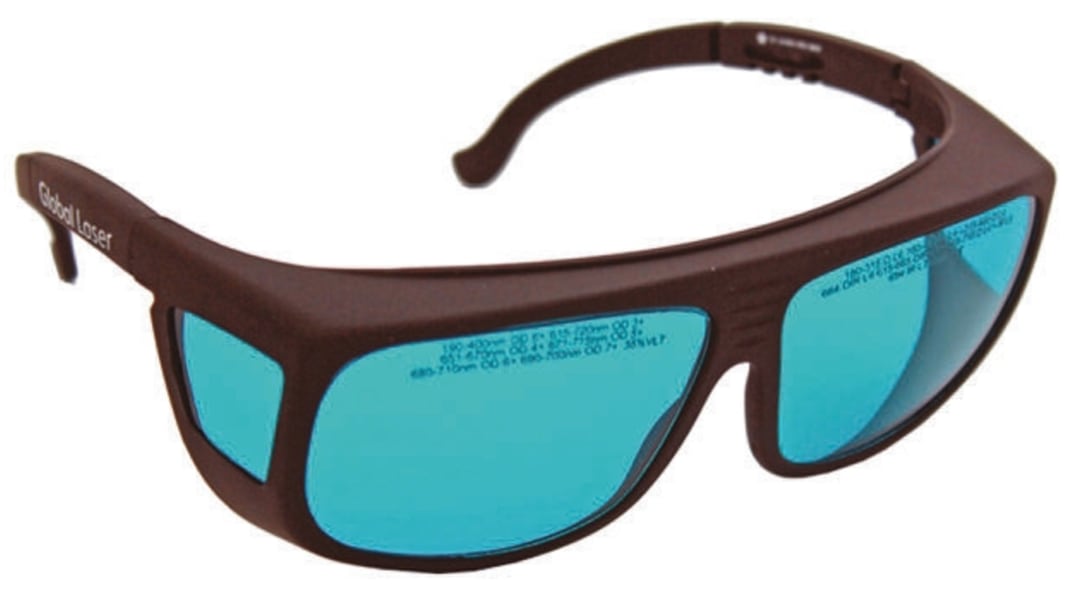 Lunettes de protection Global Laser, Vert