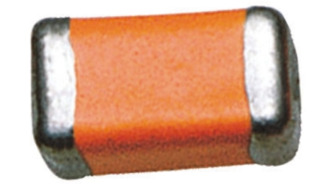Condensatore ceramico multistrato MLCC, 1210 (3225M), 100nF, ±10%, 50V cc, SMD, X7R
