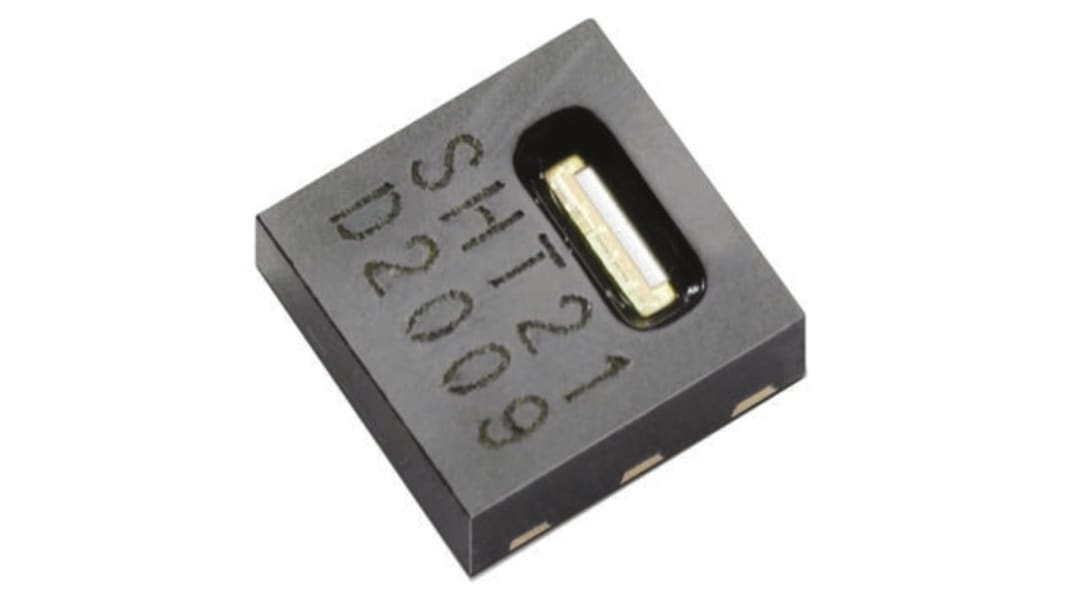 Sensirion Temperature & Humidity Sensor, Digital Output, Surface Mount, Serial-I2C, ±0.3 °C, ±2%RH, 6 Pins