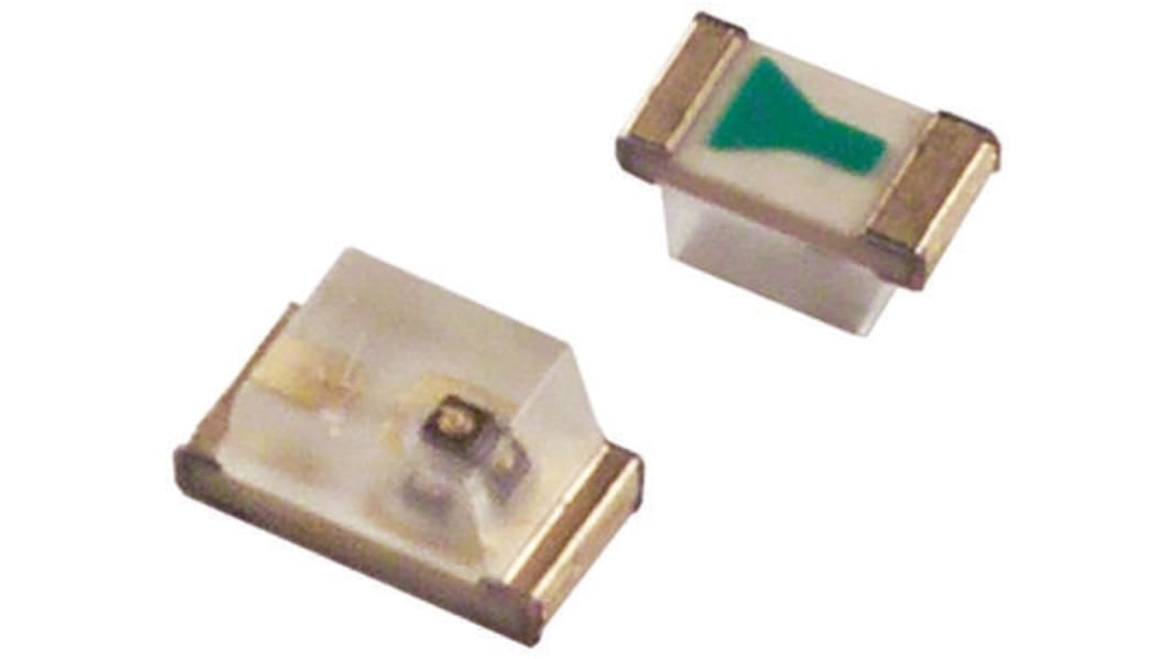 LED Verde ROHM, SMD, 2.2 V, 1608 (0603)