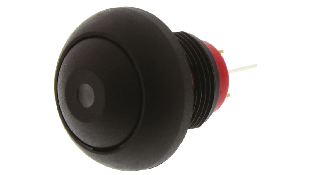 KNITTER-SWITCH 押しボタンスイッチ, モーメンタリ, SPST, 400 mA @ 32 V ac, 12.9mm パネルマウント, IP67