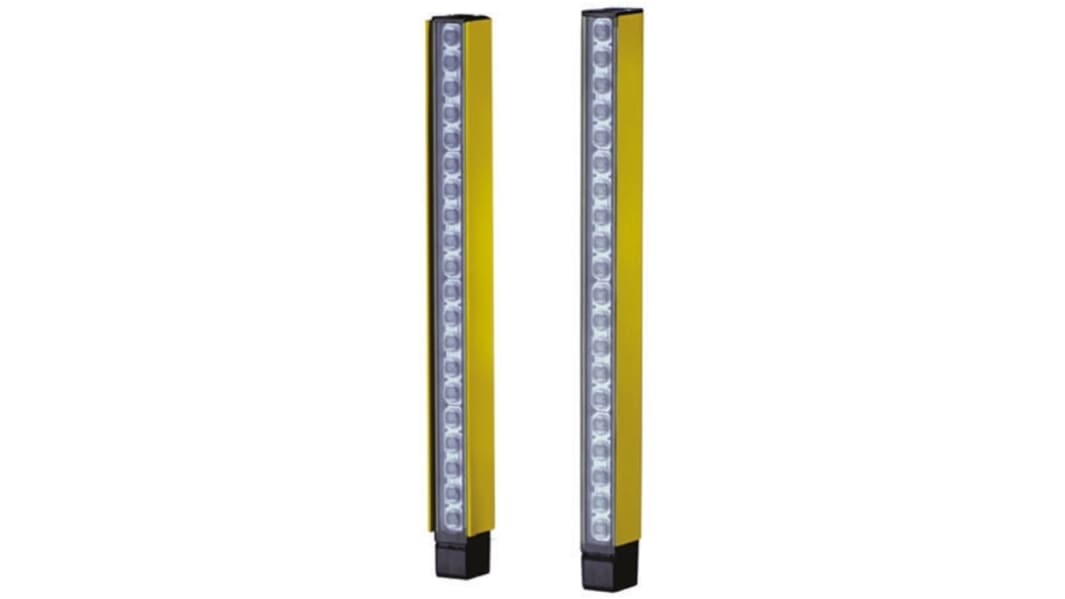 Allen Bradley Guardmaster micro 400 Series GuardShield Light Curtain, Sender & Receiver, 12 Beam(s), 30mm Resolution