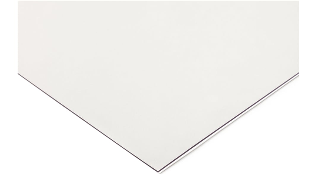 Lámina de plástico, Transparente, 1250mm x 1250mm x 1mm