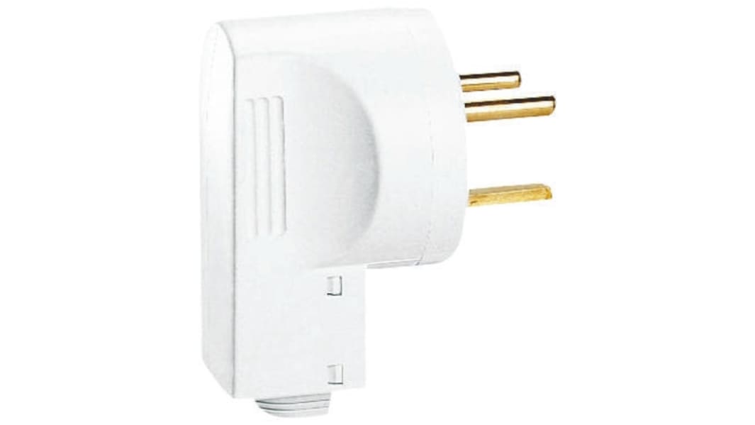 Legrand Netzsteckverbinder Kabel, 2P+E, Typ E - Frankreich / 32A Weiß, für Frankreich