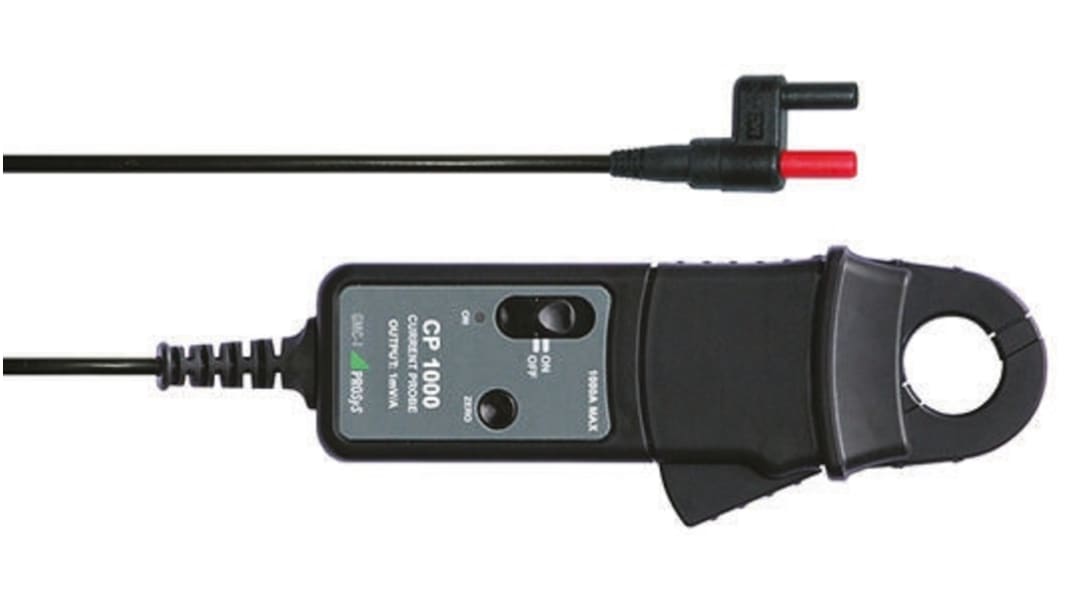 GMC-I Prosys CP-1000 AC/DC Stromzange Ø 32mm, CAT III 300V / 1kA ac, Auflösung 500 mA, DKD/DAkkS-kalibriert