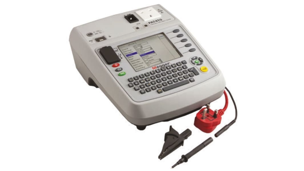 Comprobador de dispositivos portátiles (PAT) Megger PAT410