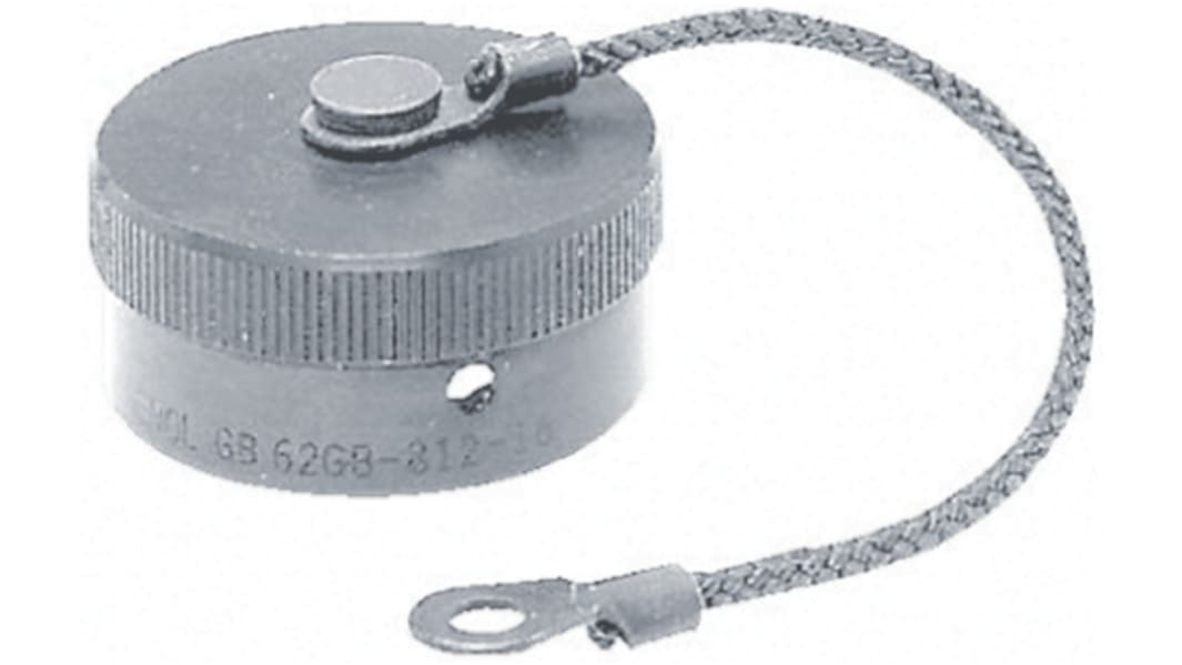 Amphenol Limited 62GB MIL-DTL-26482 Plug Dust Cap, Shell Size 14, with Nickel Finish, Aluminium